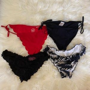 medium bathing suit bottom bundle!